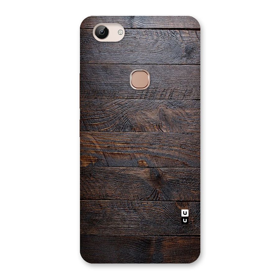 Dark Wood Printed Back Case for Vivo Y83