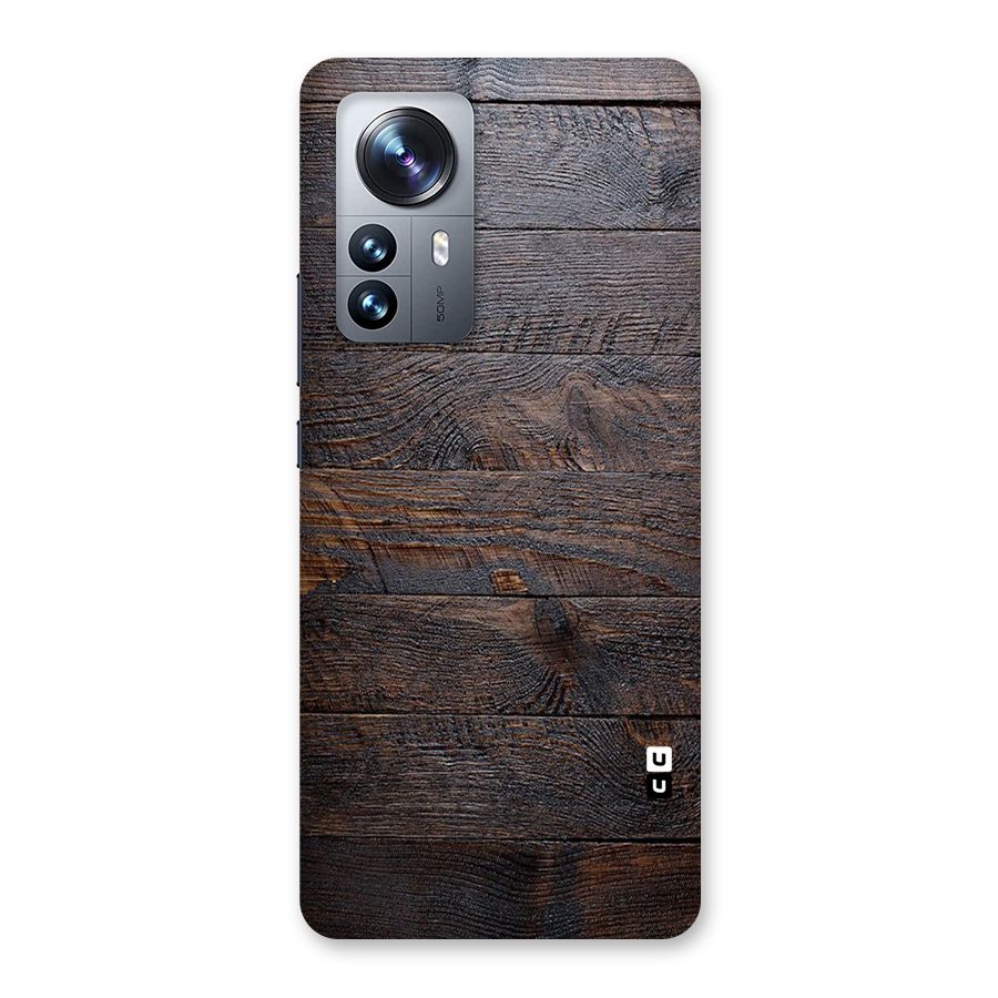 Dark Wood Printed Back Case for Xiaomi 12 Pro