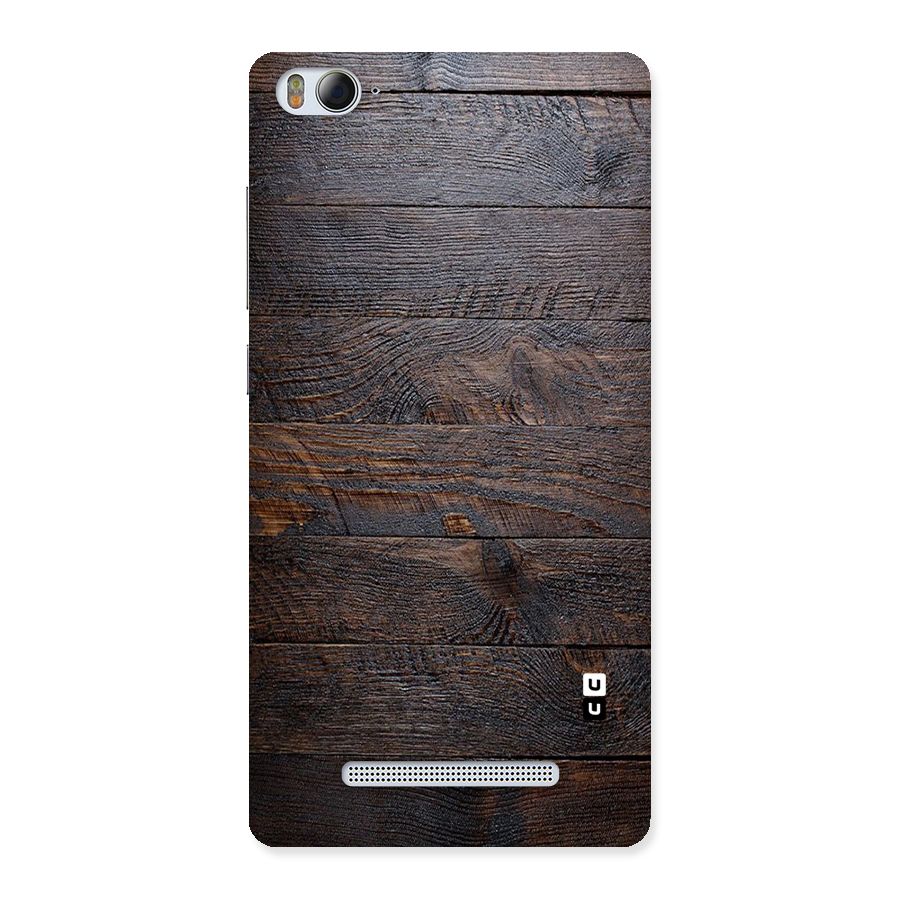 Dark Wood Printed Back Case for Xiaomi Mi4i