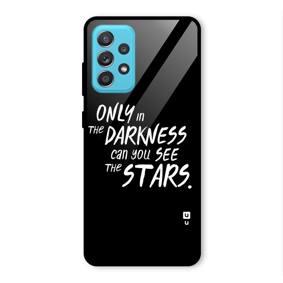 Darkness and the Stars Glass Back Case for Galaxy A52