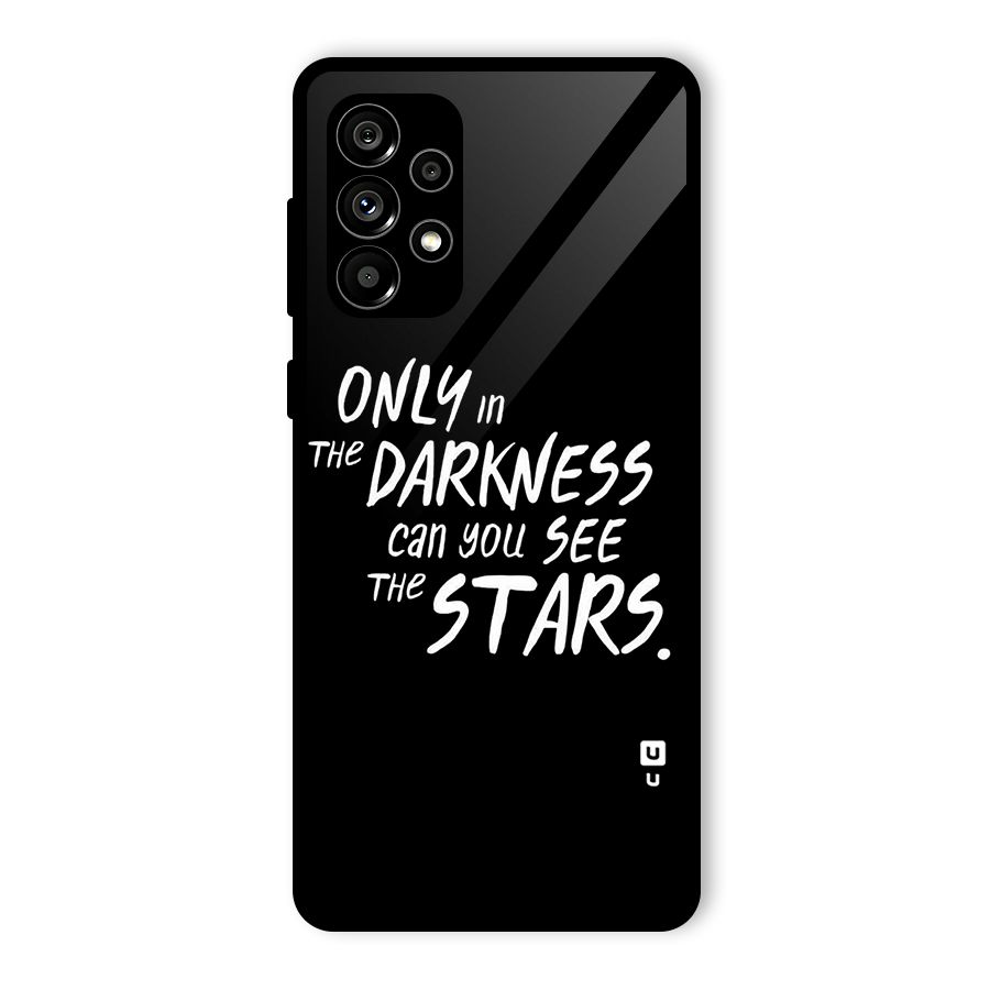 Darkness and the Stars Glass Back Case for Galaxy A73 5G