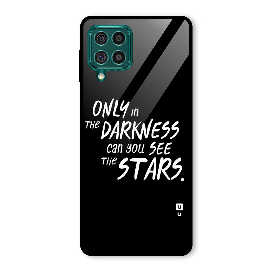 Darkness and the Stars Glass Back Case for Galaxy F62