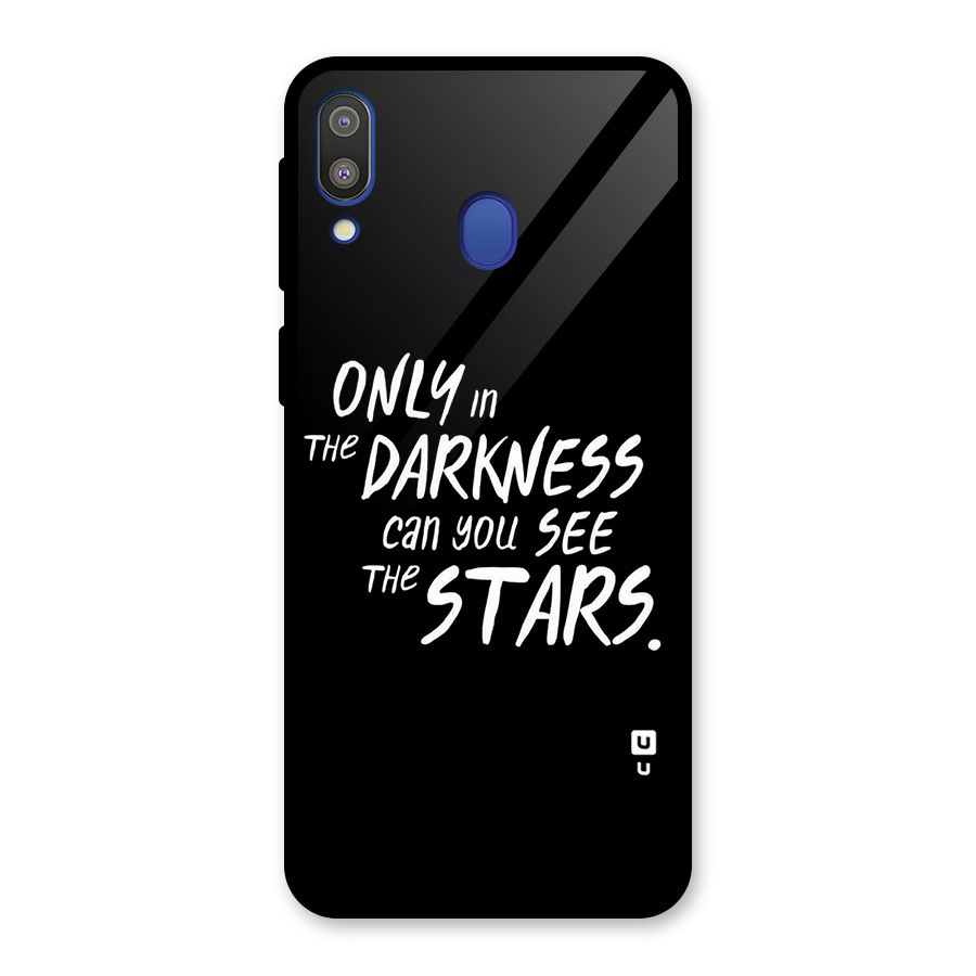 Darkness and the Stars Glass Back Case for Galaxy M20