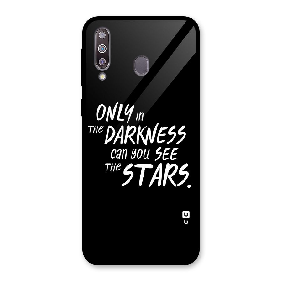Darkness and the Stars Glass Back Case for Galaxy M30