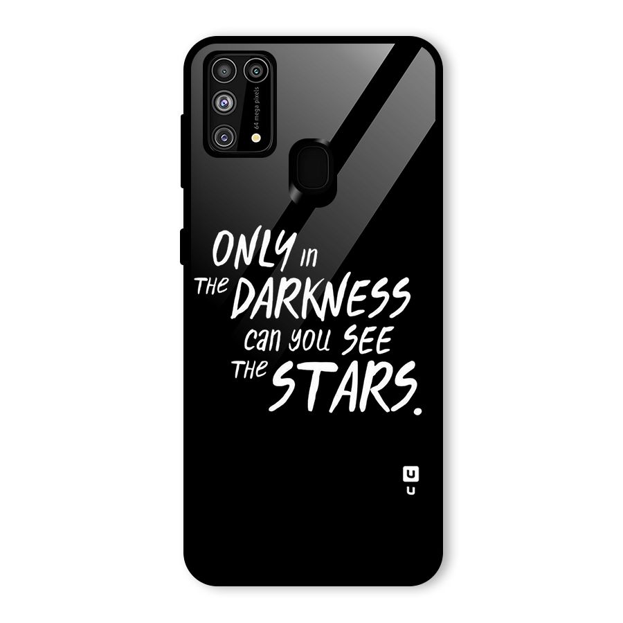 Darkness and the Stars Glass Back Case for Galaxy M31