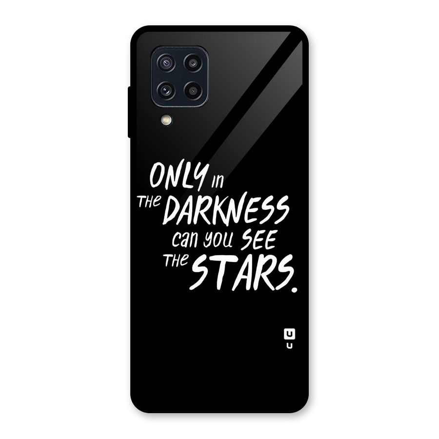 Darkness and the Stars Glass Back Case for Galaxy M32
