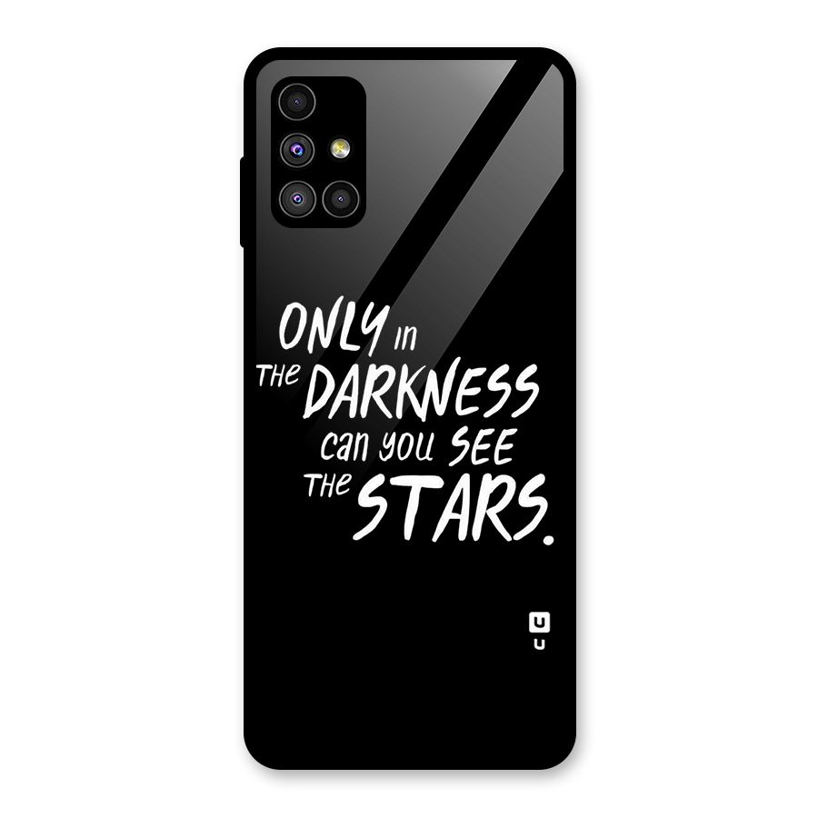 Darkness and the Stars Glass Back Case for Galaxy M51