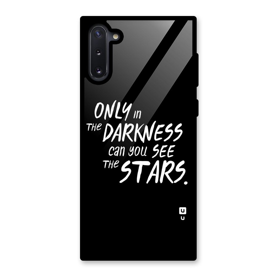 Darkness and the Stars Glass Back Case for Galaxy Note 10