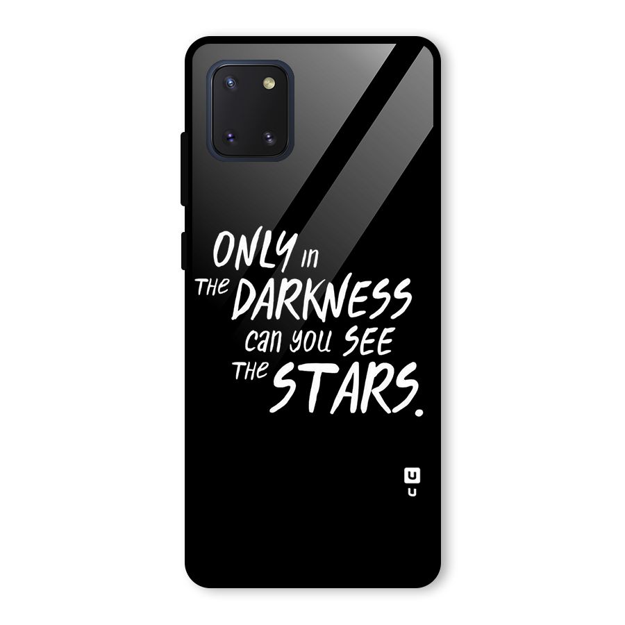 Darkness and the Stars Glass Back Case for Galaxy Note 10 Lite