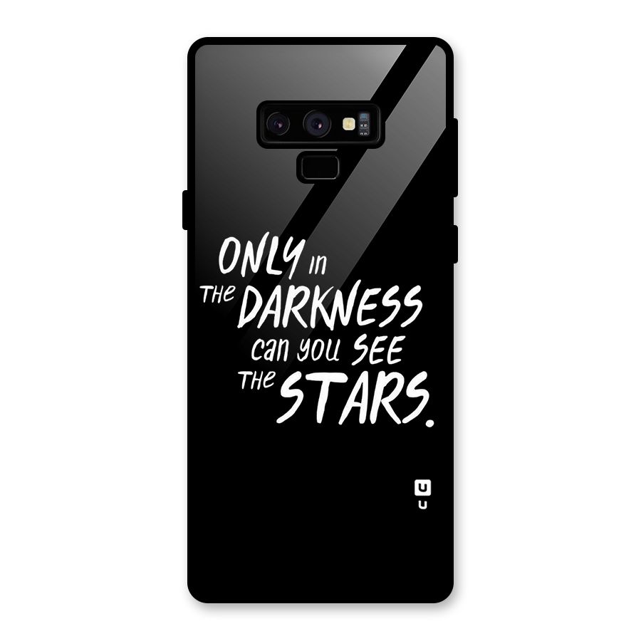 Darkness and the Stars Glass Back Case for Galaxy Note 9