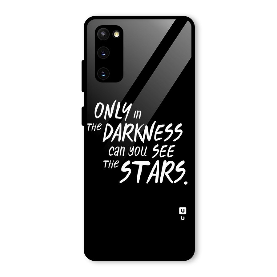 Darkness and the Stars Glass Back Case for Galaxy S20 FE 5G