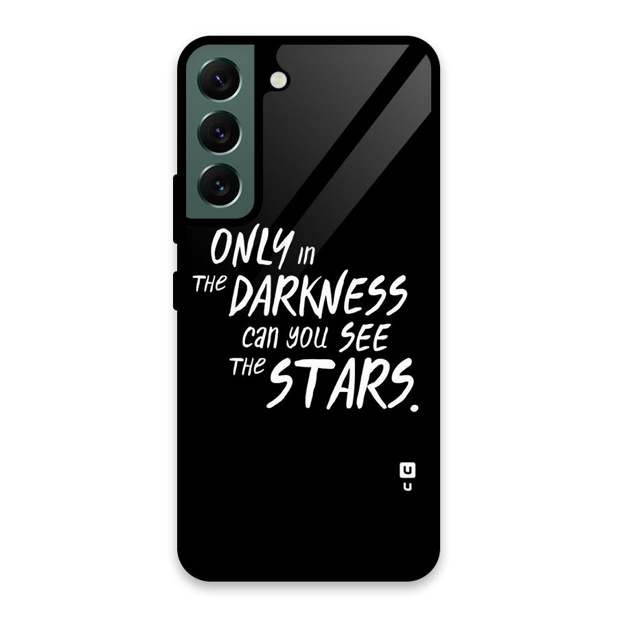 Darkness and the Stars Glass Back Case for Galaxy S22 5G