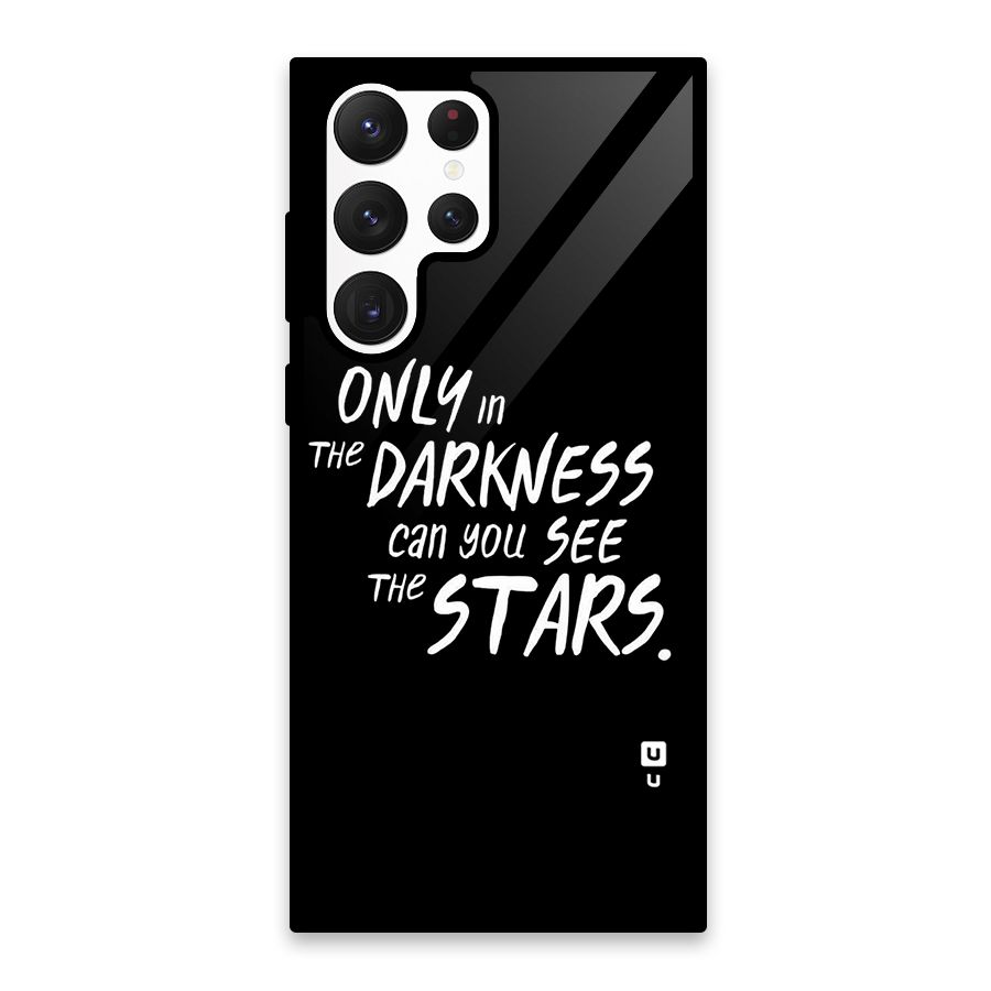 Darkness and the Stars Glass Back Case for Galaxy S22 Ultra 5G