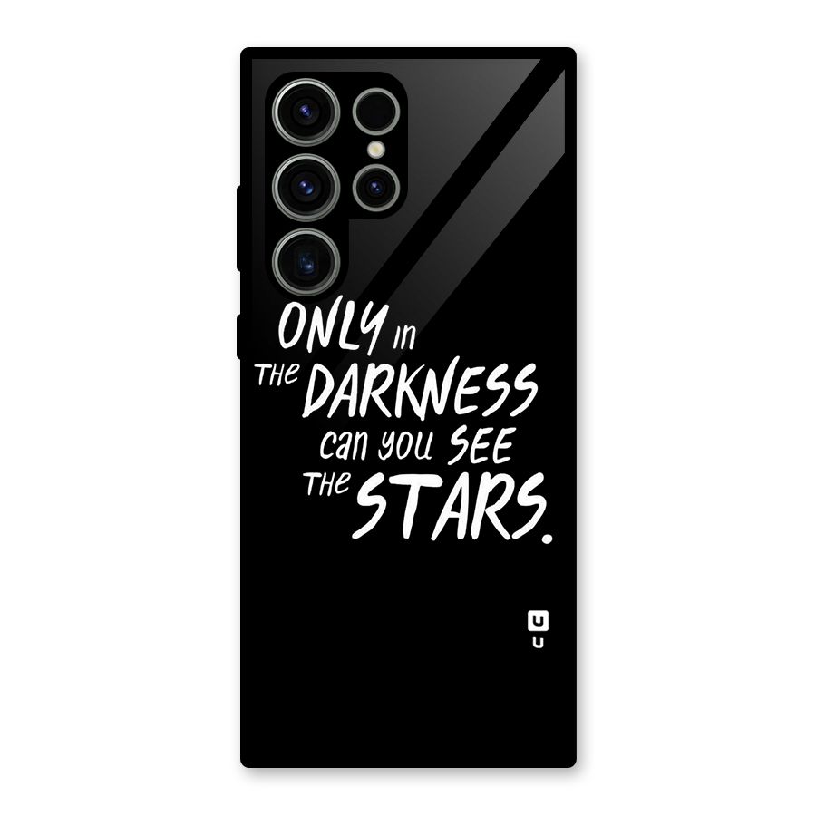Darkness and the Stars Glass Back Case for Galaxy S23 Ultra