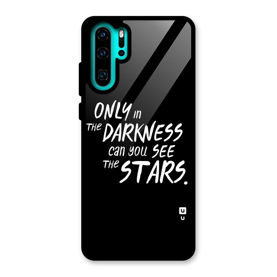 Darkness and the Stars Glass Back Case for Huawei P30 Pro