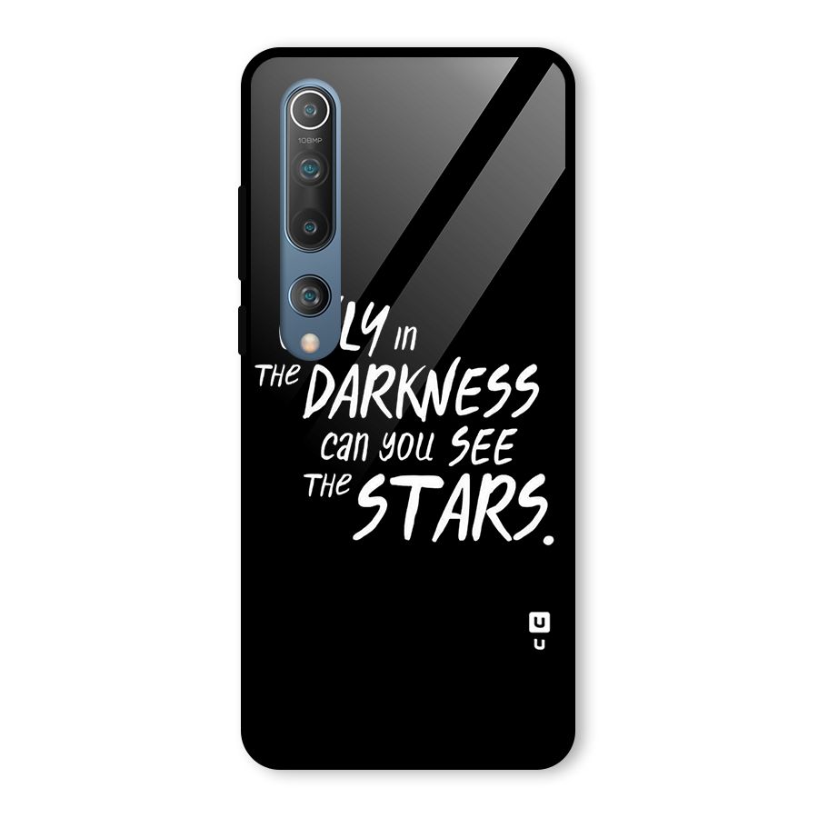 Darkness and the Stars Glass Back Case for Mi 10
