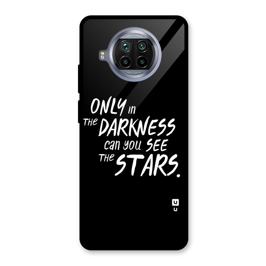 Darkness and the Stars Glass Back Case for Mi 10i