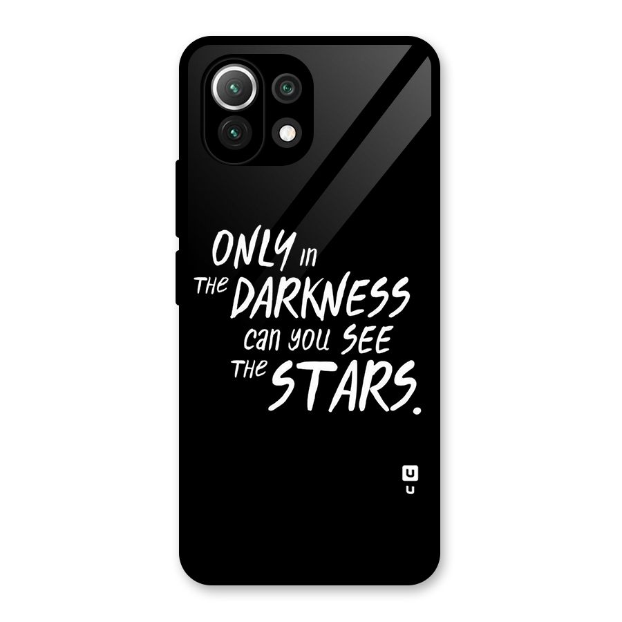 Darkness and the Stars Glass Back Case for Mi 11 Lite NE 5G