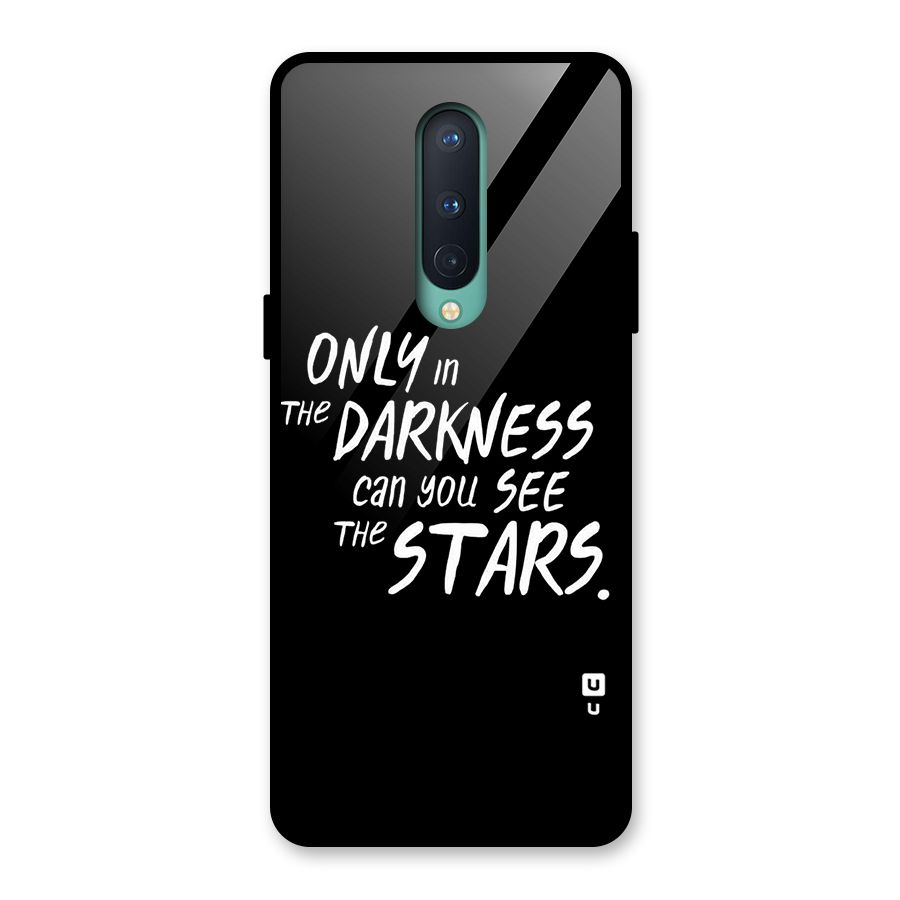 Darkness and the Stars Glass Back Case for OnePlus 8