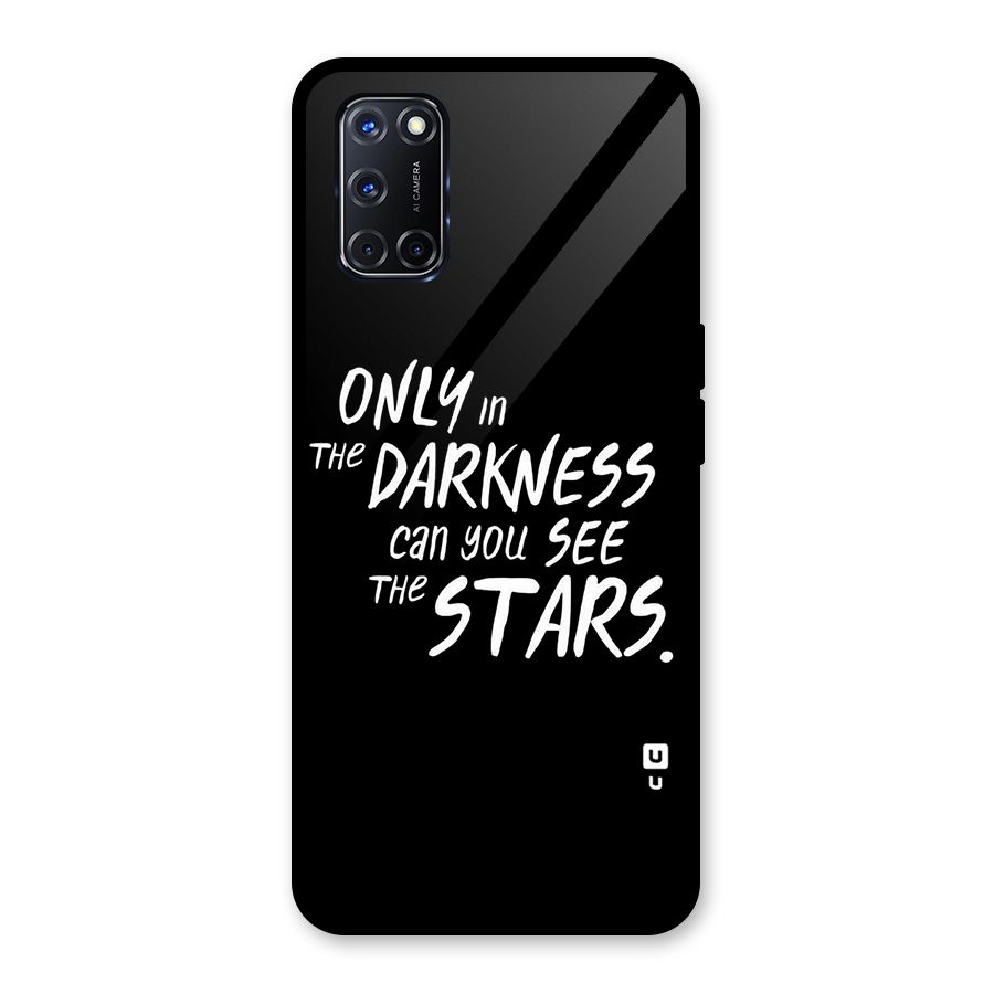 Darkness and the Stars Glass Back Case for Oppo A52