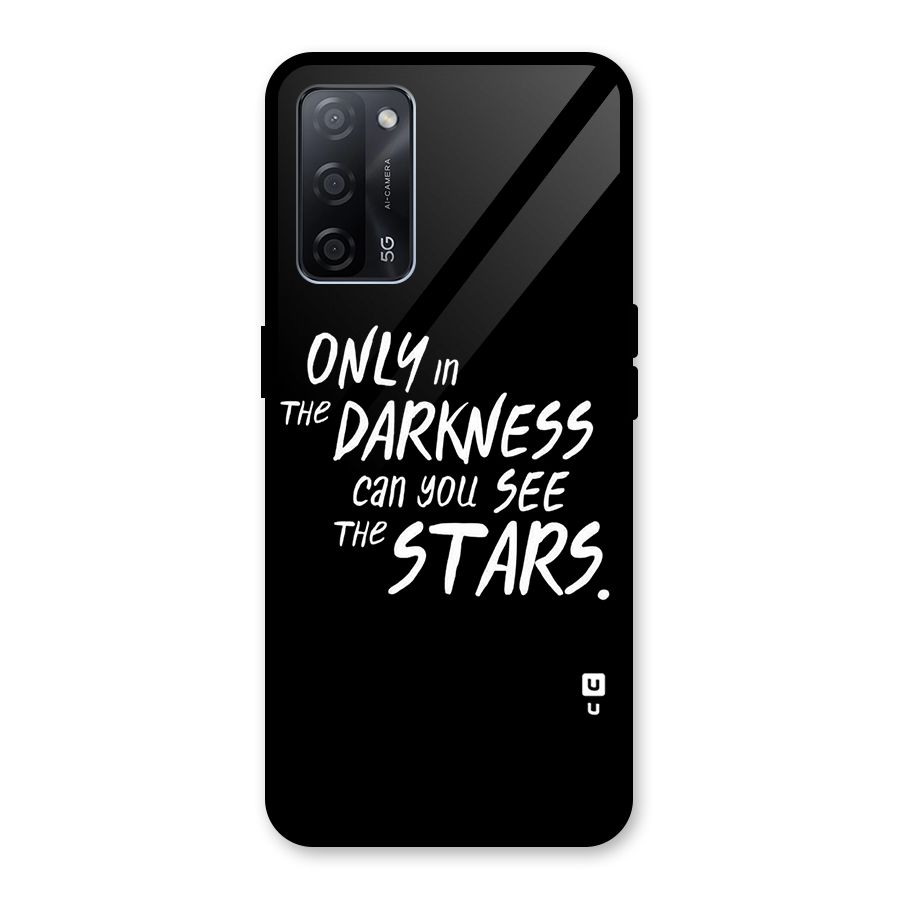 Darkness and the Stars Glass Back Case for Oppo A53s 5G