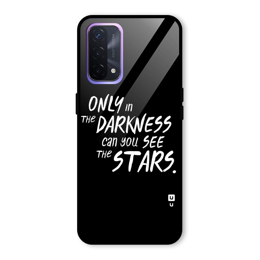 Darkness and the Stars Glass Back Case for Oppo A74 5G