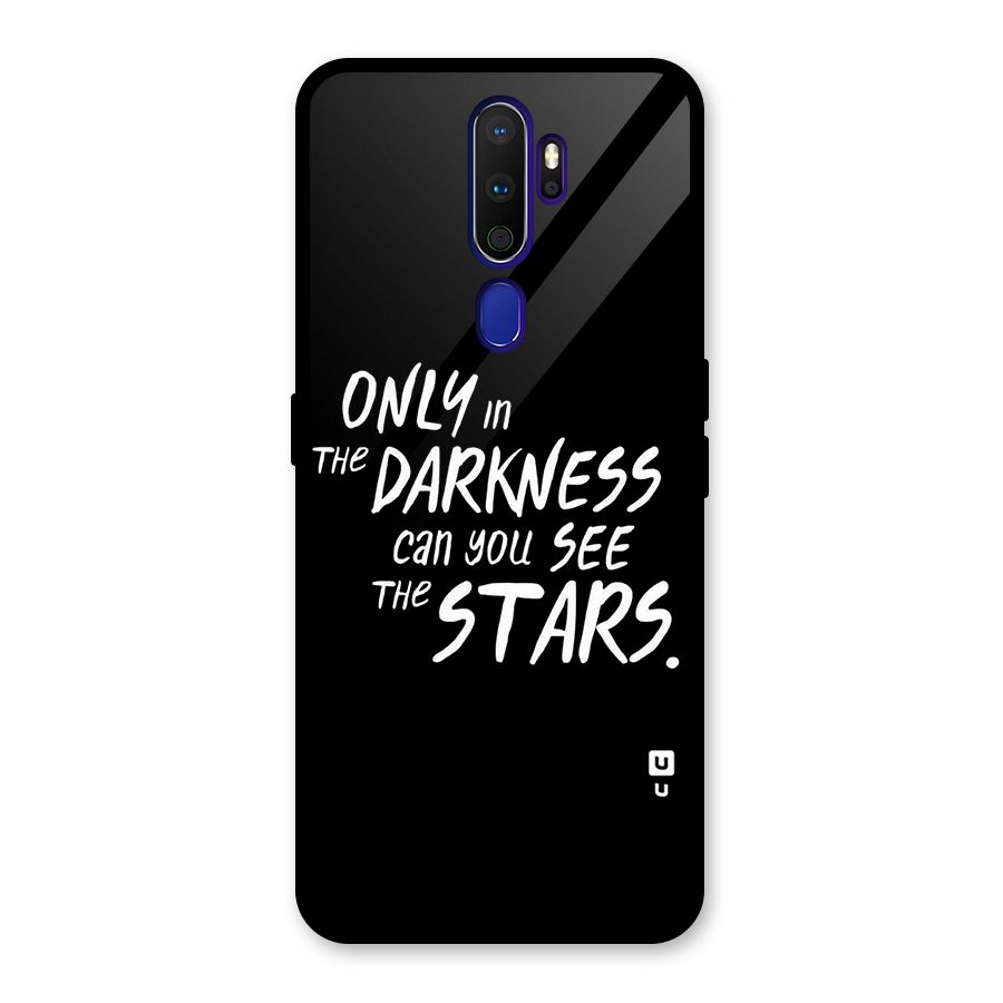Darkness and the Stars Glass Back Case for Oppo A9 (2020)