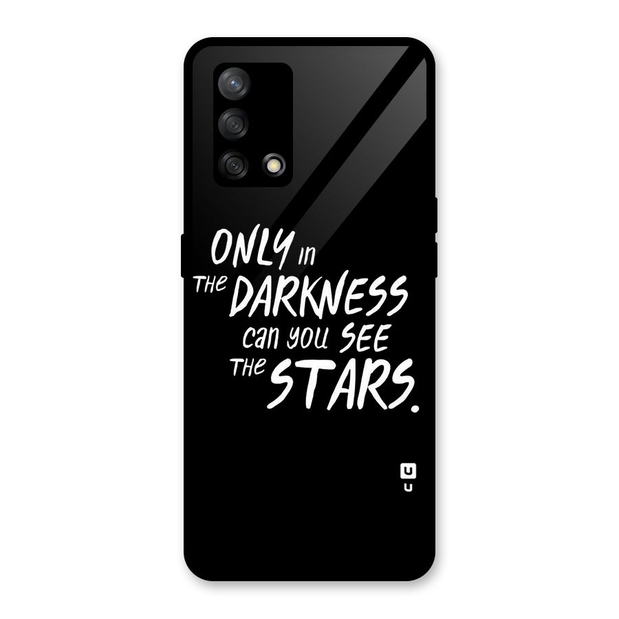 Darkness and the Stars Glass Back Case for Oppo F19