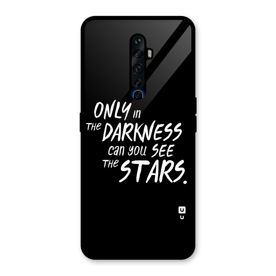 Darkness and the Stars Glass Back Case for Oppo Reno2 Z