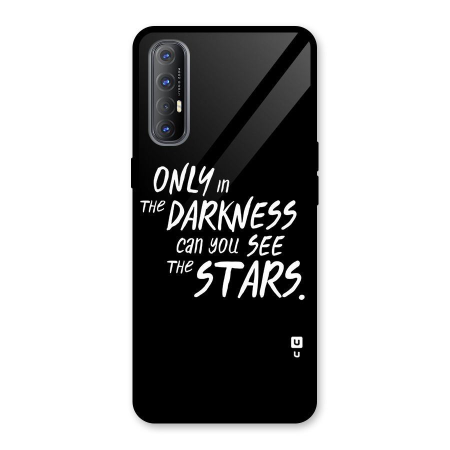 Darkness and the Stars Glass Back Case for Oppo Reno3 Pro