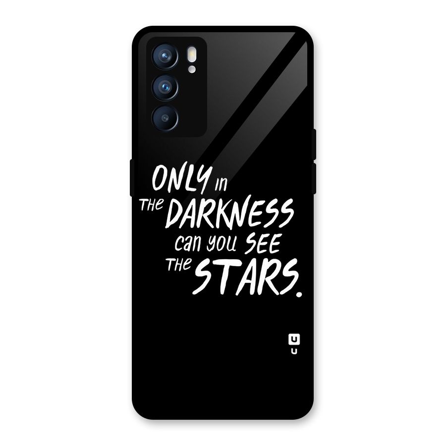 Darkness and the Stars Glass Back Case for Oppo Reno6 5G