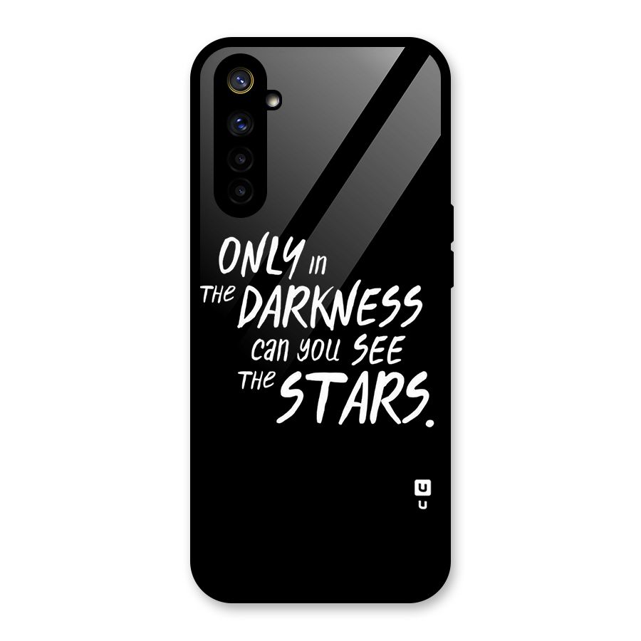 Darkness and the Stars Glass Back Case for Realme 6i