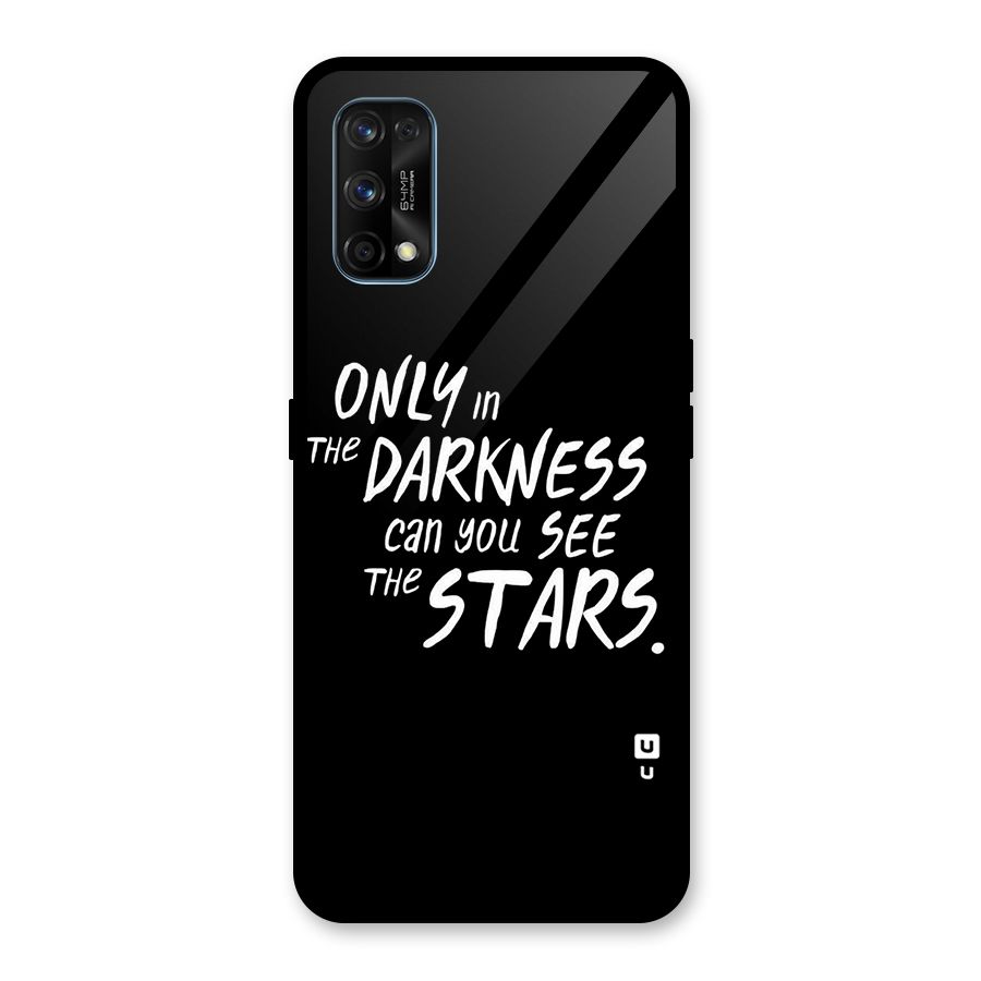 Darkness and the Stars Glass Back Case for Realme 7 Pro