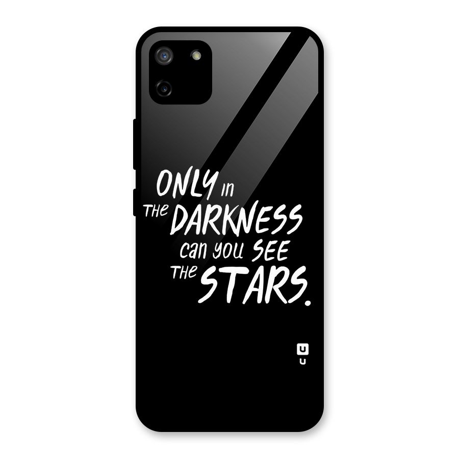 Darkness and the Stars Glass Back Case for Realme C11