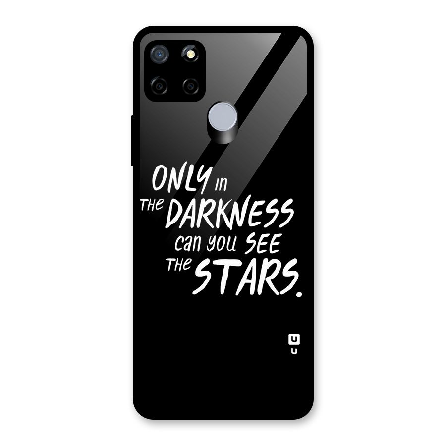 Darkness and the Stars Glass Back Case for Realme C15
