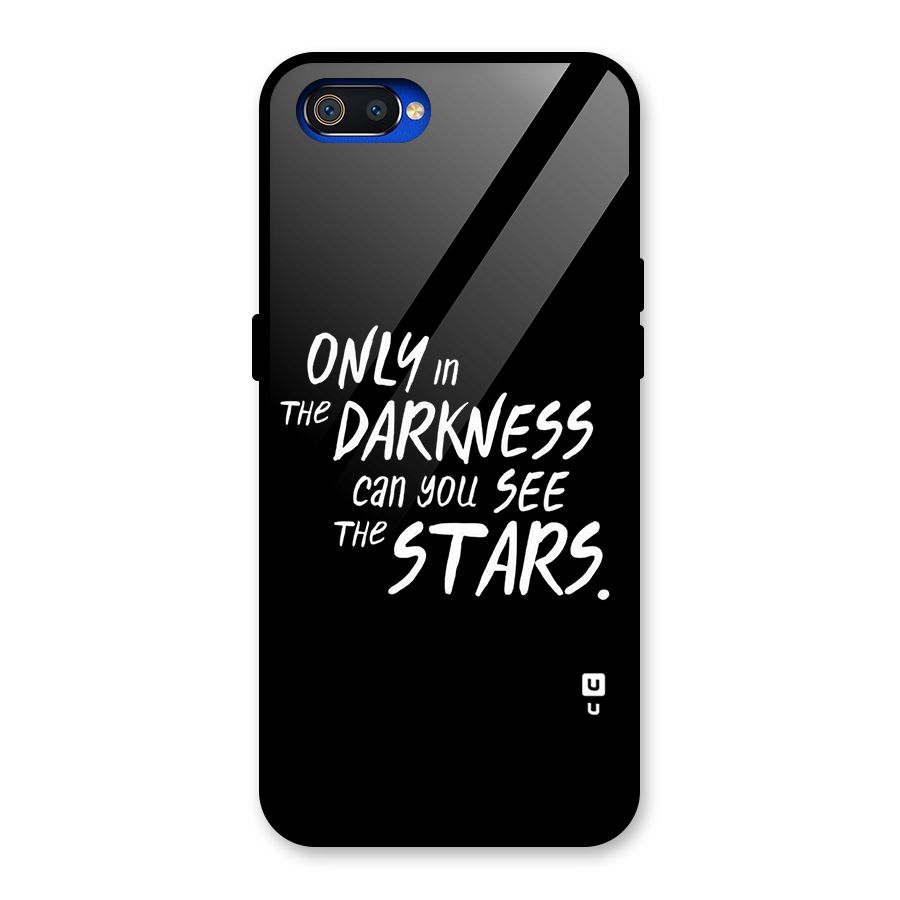 Darkness and the Stars Glass Back Case for Realme C2