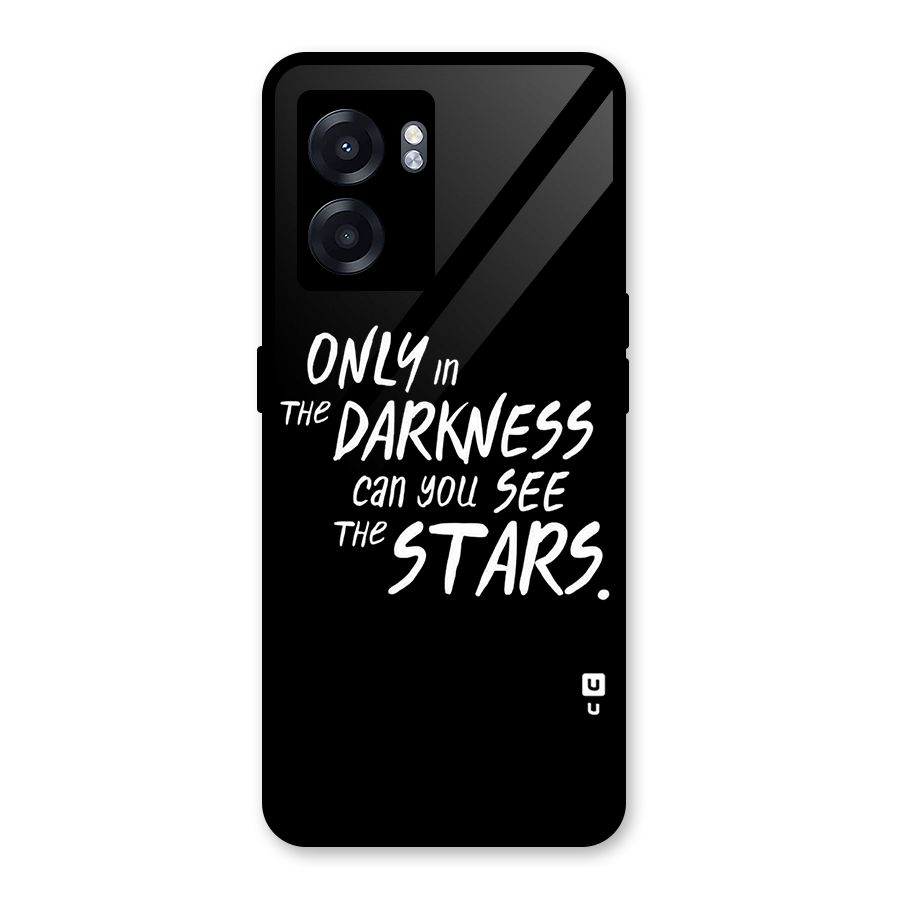 Darkness and the Stars Glass Back Case for Realme Narzo 50 5G
