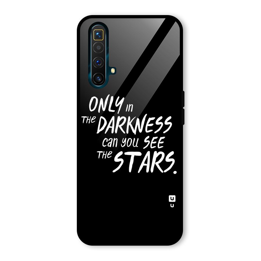 Darkness and the Stars Glass Back Case for Realme X3 SuperZoom