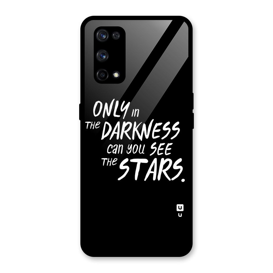 Darkness and the Stars Glass Back Case for Realme X7 Pro