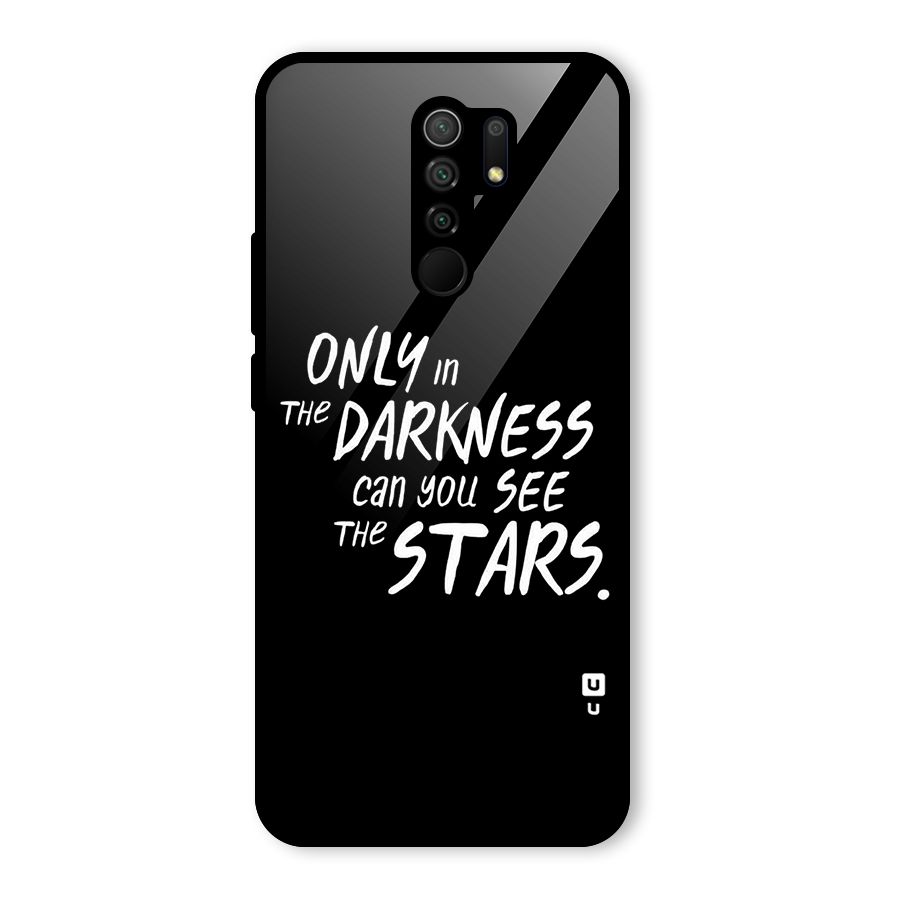 Darkness and the Stars Glass Back Case for Redmi 9 Prime