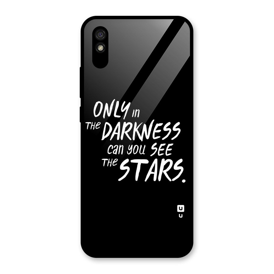 Darkness and the Stars Glass Back Case for Redmi 9i