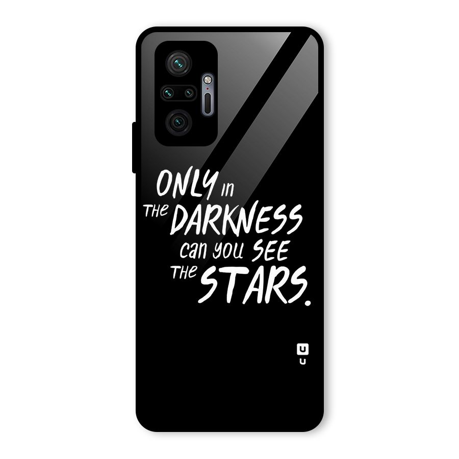 Darkness and the Stars Glass Back Case for Redmi Note 10 Pro Max