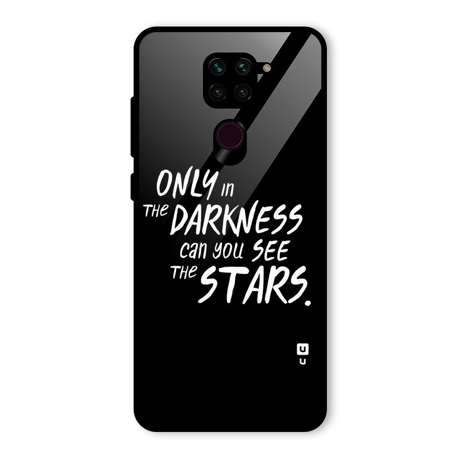 Darkness and the Stars Glass Back Case for Redmi Note 9