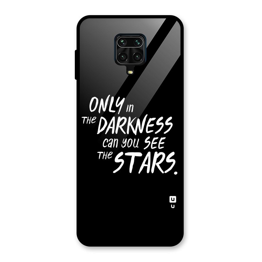 Darkness and the Stars Glass Back Case for Redmi Note 9 Pro
