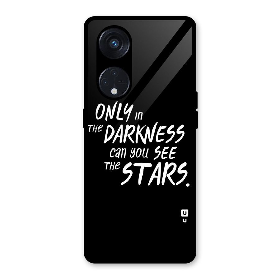 Darkness and the Stars Glass Back Case for Reno8 T 5G