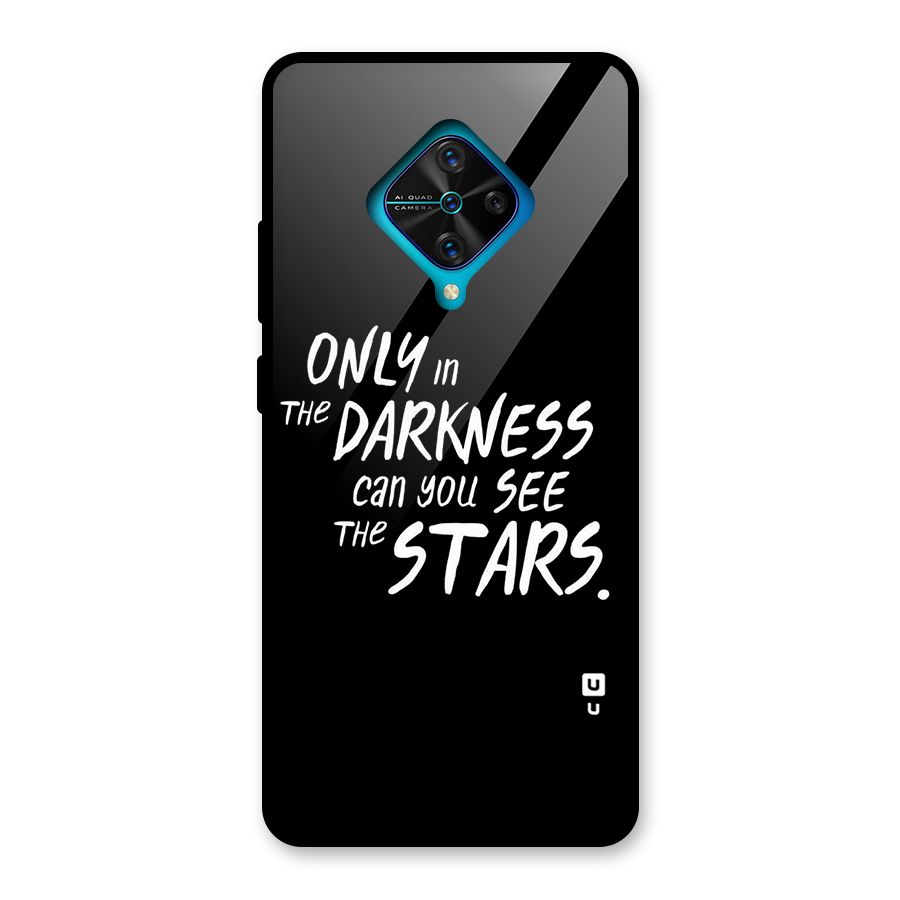 Darkness and the Stars Glass Back Case for Vivo S1 Pro