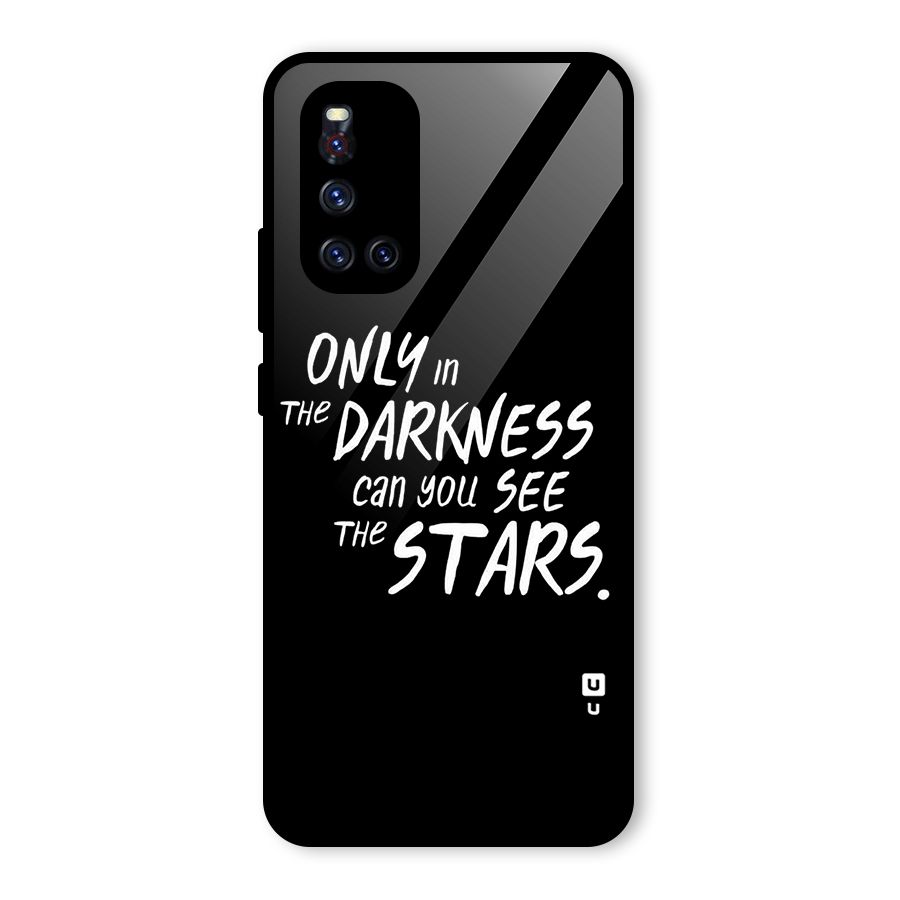 Darkness and the Stars Glass Back Case for Vivo V19