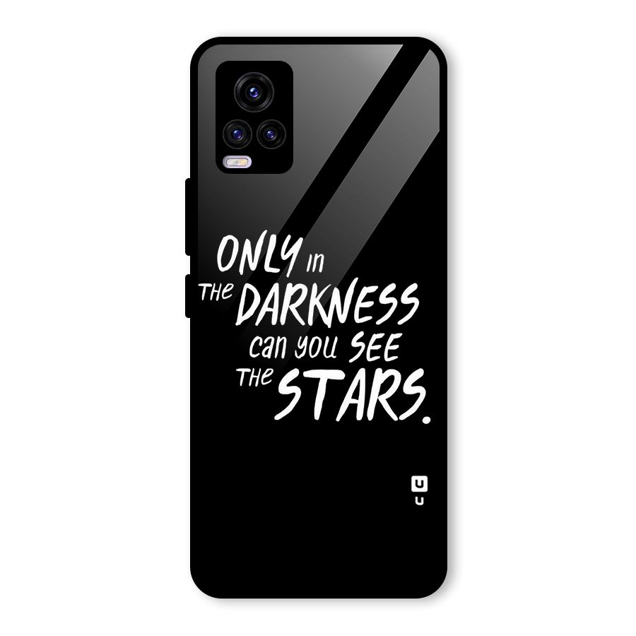 Darkness and the Stars Glass Back Case for Vivo V20