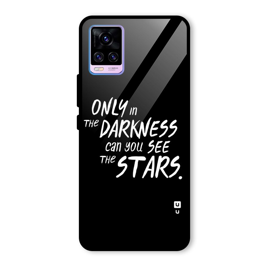 Darkness and the Stars Glass Back Case for Vivo V20 Pro