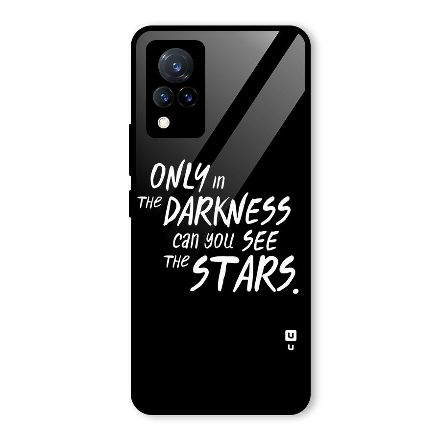 Darkness and the Stars Glass Back Case for Vivo V21 5G